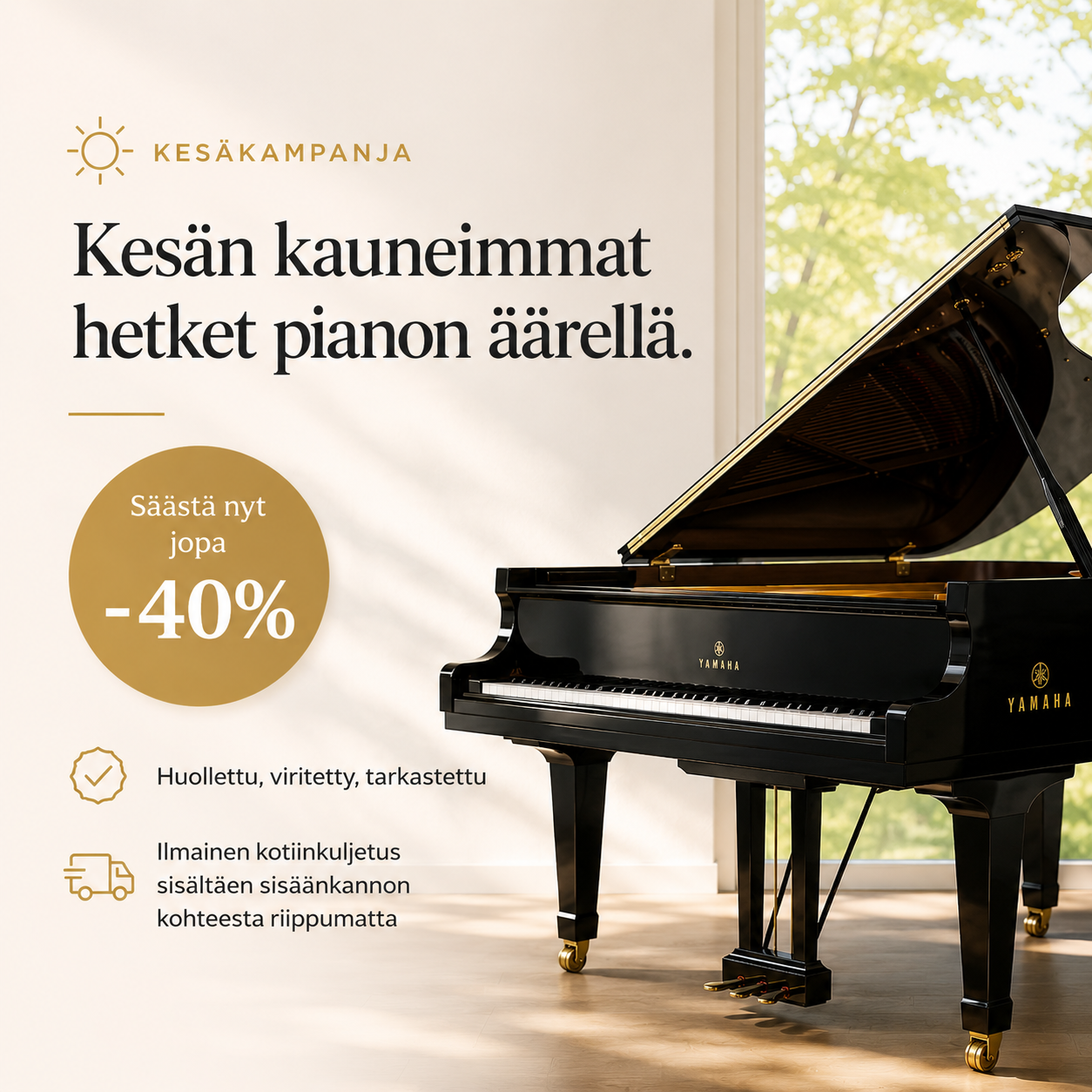 Kesän pianotarjoukset
