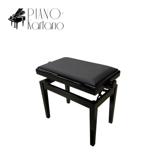 Discacciati Säädettävä Pianopenkki (Musta Keinonahka)