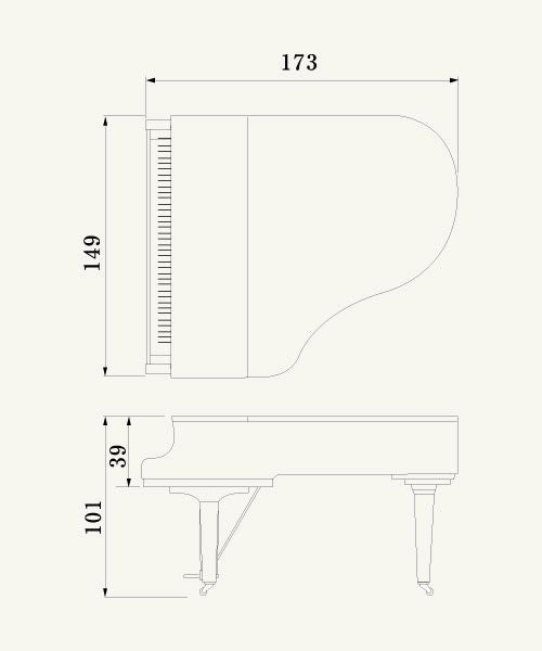 Yamaha C2X -flyygeli