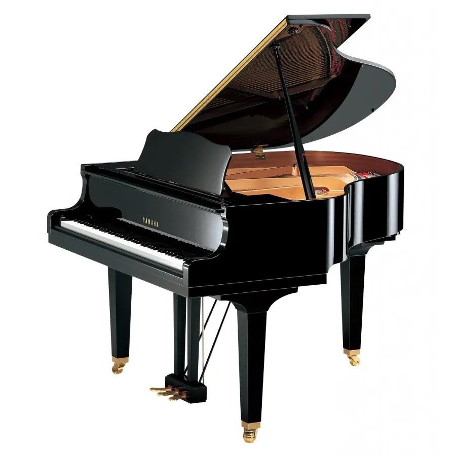 Yamaha GB1K Baby Grand -flyygeli, musta kiiltävä